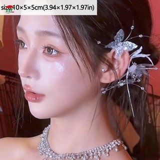 Phụ nữ kẹp tóc bướm phong cách ngọt ngào lấp lánh cho áo váy kiểu tóc dụng cụ làm đẹp