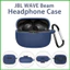 Hộp đựng tai nghe răng xanh cho tai nghe JBL Wave Beam Silicone Vỏ bảo vệ chống rơi cho tai nghe có juavn
