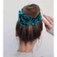JVSUB Dây buộc tóc Hàn Quốc, Dây cao su Chất liệu Satin Dây buộc tóc hoa hồng, Dây Satin Quyến rũ Thiết kế hoa Phụ kiện tóc đuôi ngựa co giãn Sử dụng hàng ngày
