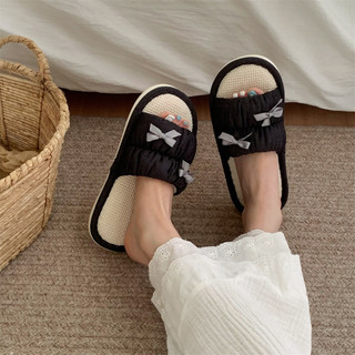 Xixitiao Dép Đi Trong Nhà Bằng Cotton Và Lanh Dành Cho Nữ Kiểu Dáng Thời Trang Và Thoải Mái Cho Phòng Ngủ