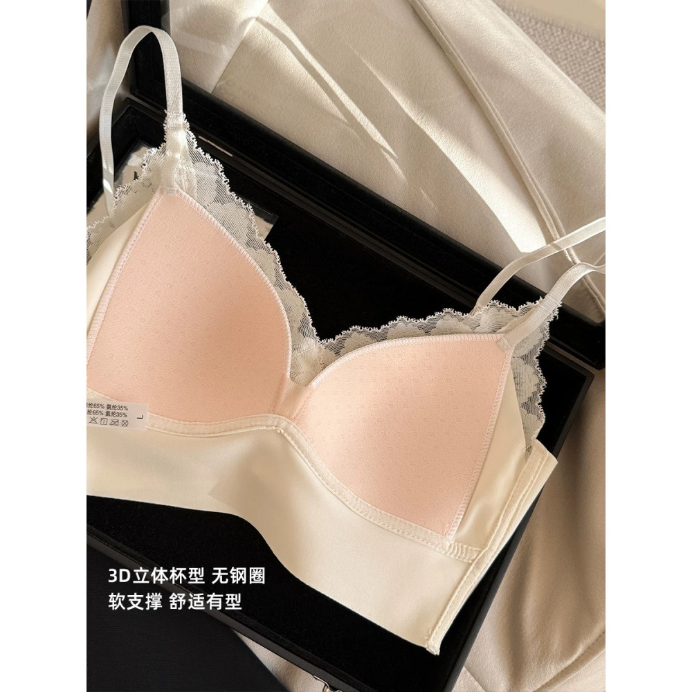 Ren Pháp Lưng Đẹp Liền Mạch Không Vòng Thép Cố Định Cốc Cổ Chữ V Quần Lót Thoáng Khí