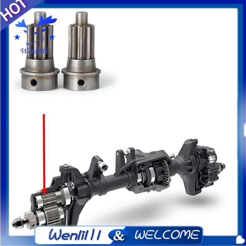 4 Bộ bánh răng đầu vào trục truyền động cổng trước & sau bằng kim loại 8259 8257 cho -4 TRX4 1 / 10 RC Xe bánh xích