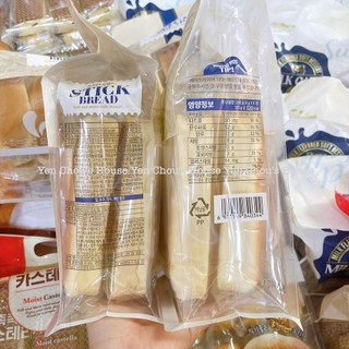 Bánh mì nhân bơ sữa Stick bread Hàn Quốc - 8 cái