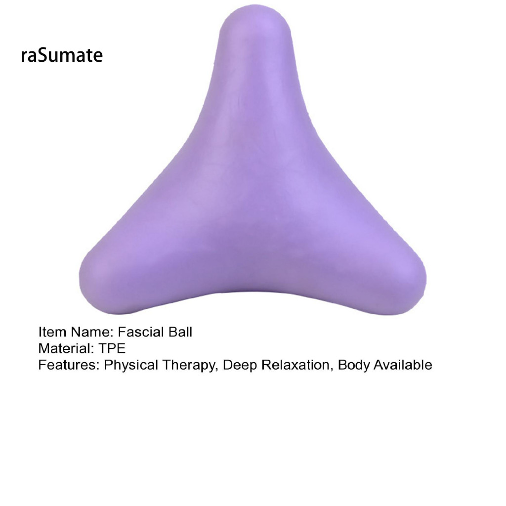 < rasumate > Bóng Massage Chống Trơn Trượt Thư Giãn Sâu Vật Lý Trị Liệu Cầm Tay Thư Giãn Cơ Cột Sống Lưng Hướng Dẫn Sử Dụng Bóng Massage Cơ Yoga Fitness