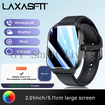 Đồng hồ thông minh H9 Đồng hồ thể thao Cảm ứng cuộc gọi kỹ thuật số Âm nhạc Bluetooth Nhịp tim / Huyết áp Đồng hồ bấm giờ 2.01 inch