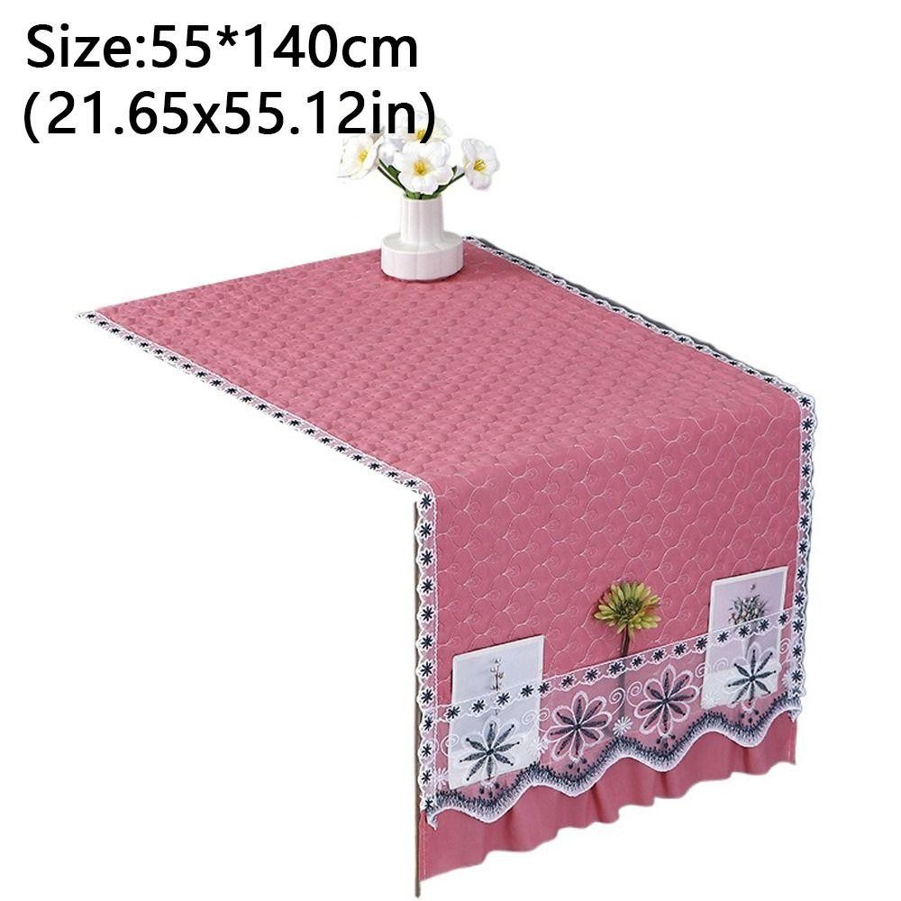 Vỏ trang trí tủ AWNGD, Tấm che bụi tủ lạnh 55x140cm, Khăn máy giặt thêu sao biển chống bụi đa chức năng