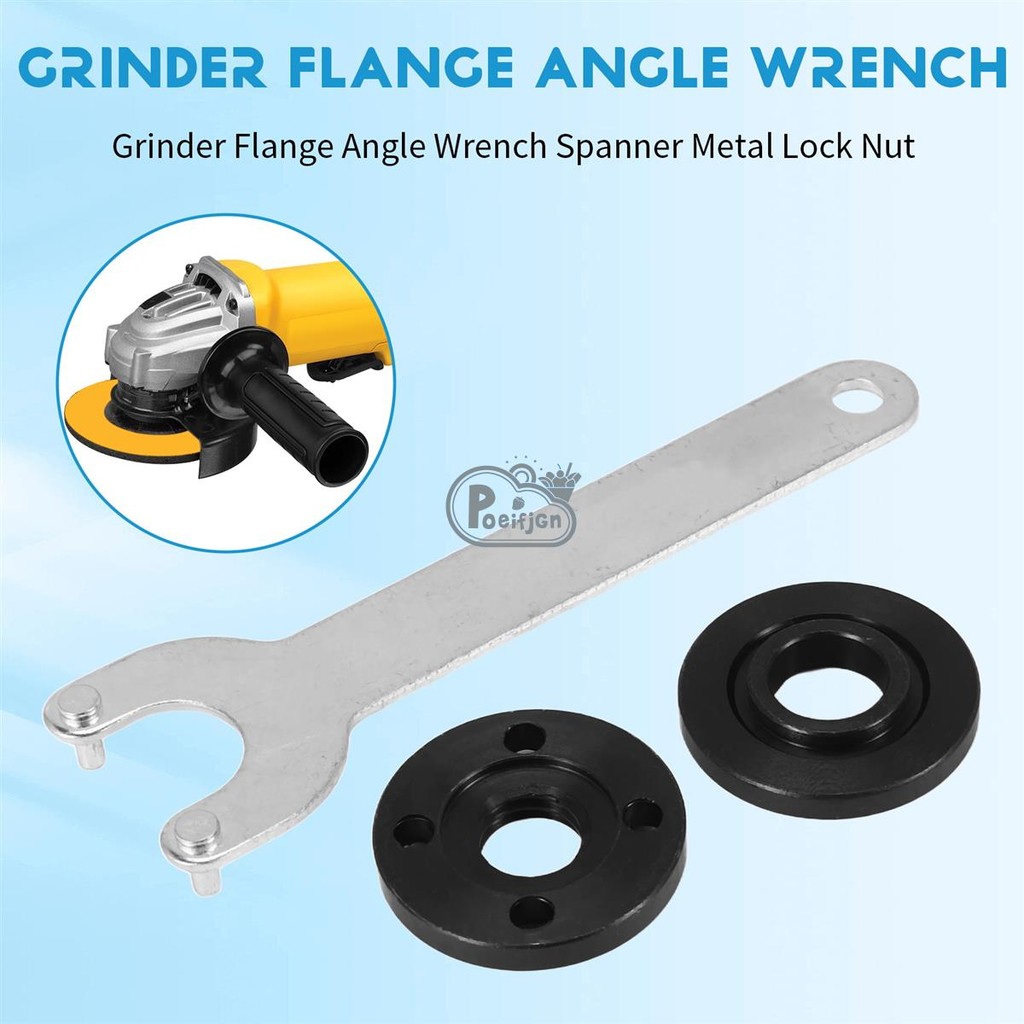 Máy mài Cờ lê góc mặt bích Cờ lê khóa kim loại Đai ốc cho Dewalt Makita 193465-4 Bosch Black & Decker Ryobi 4,5 inch 5 inch 5 / 8-11
