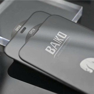 Kính Cường Lực iPhone BAIKÔ Cao Cấp, Chống Bụi Màng Loa - Cho iP 6/6s/7/8/Plus/X/XS/XR/11/12/13/14/15/Pro/Max/Mini