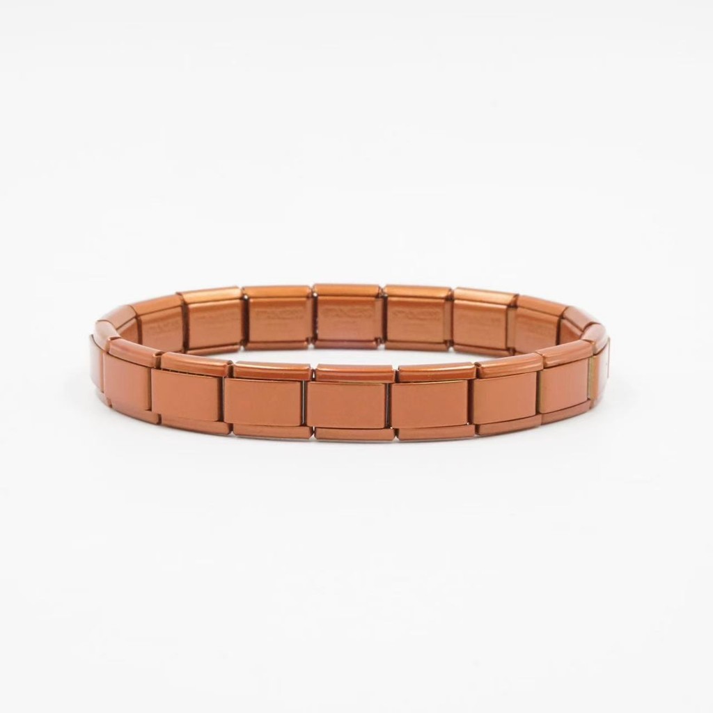 Vòng tay đàn hồi bằng thép không gỉ Matte Dây đeo bằng thép không gỉ DIY Vòng tay Unisex Nhiều màu Vòng tay quyến rũ Ý