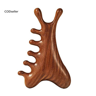 CODS Dụng cụ Massage mặt Đầu Dụng cụ Massage bằng gỗ đàn hương tự nhiên cho da đầu và cơ thể Dụng cụ mát xa đa chức năng cho đầu và cơ thể Truyền thống để thư giãn