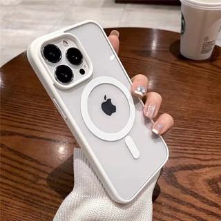 Ốp Lưng Trong Suốt Từ Tính Cho iPhone 17 16 15 14 13 12 11 X Xs Pro Max 7 8 Plus