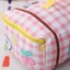 Túi đựng đồ du lịch GUSTAVA, Túi xách đựng mỹ phẩm dung tích lớn bằng vải Cotton, dễ thương có dây kéo Túi đựng hành lý đa chức năng chống nước dành cho nữ