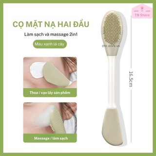 Cọ silicon đắp mặt nạ 2 đầu chuyên dụng GECOMO - Thoa mặt nạ đều, sạch sẽ