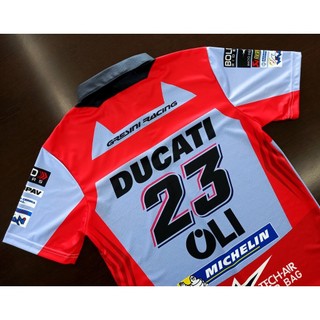 Áo sơ mi POLO Moto GP Đội Gresini Raceini Mg0079 Ania Lay 23 size S-5xl