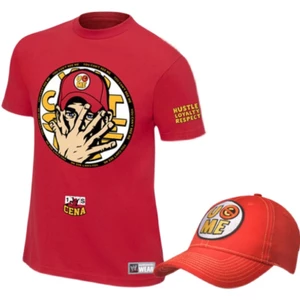 Quần áo WWE John Cena áo thun ngắn tay cotton cao cấp