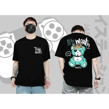 Áo thun Distro | Áo thun họa tiết vua gấu đen | Áo thun hợp thời trang | Áo thun hợp thời trang | Áo thun Unisex dành cho nam và nữ | ÁO THUN Lướt sóng