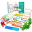 DARON Nhẫn Xếp Hình Montessori, Trò Chơi Thông Minh Gậy Và Nhẫn Gậy Gỗ Xếp Hình, Huấn Luyện Tư Duy Logic Giáo Dục Sáng Tạo Đồ Chơi Trò Chơi Bằng Gỗ Nhiều Màu Sắc Trẻ Em