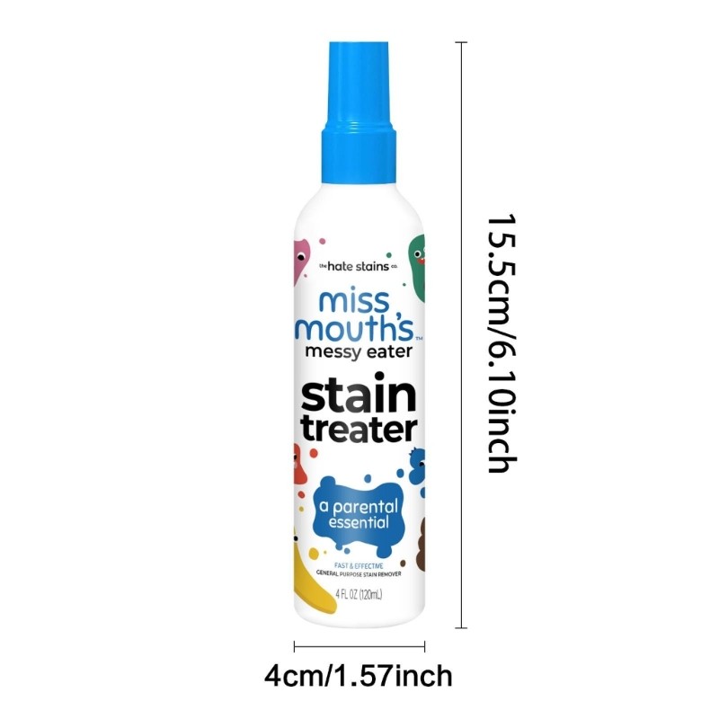 SHI Stain Treatmenter Xịt tẩy vết bẩn cho đồ ăn lộn xộn và quần áo trẻ em mà không cần làm sạch khô