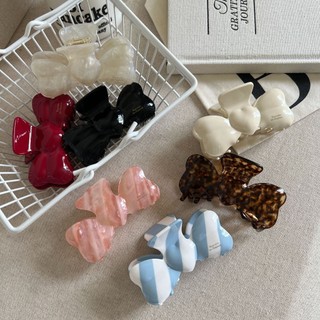 Kovoi / Acetate Kẹp Tóc Cảm Giác Cao Cấp Nơ Lớn Kẹp Tóc Đầu Sau Cho Mọi Cuộc Đua Mũ Đội Đầu Cá Mập