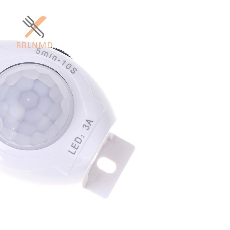 RRLNMD Cảm Biến Chuyển Động 5V-24V 3A Kích Hoạt Hẹn Giờ Tự Động Phát Hiện Chuyển Động TRÊN TẮT Dải Đèn LED Cảm Biến Chuyển Động PIR MỚI