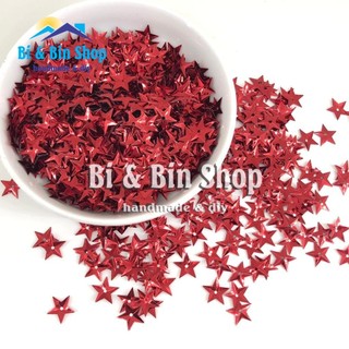 30g Kim Sa Ngôi Sao 3D Màu Kim 10mm Đính Kết Trang Phục, Làm Phụ Kiện Thời Trang - BBHS