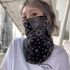 KIKIN Unisex Khăn Che Mặt Chống Nắng Dành Cho Nữ - Bảo Vệ Cổ cho Hoạt Động Ngoài Trời Mùa Hè