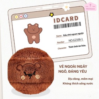 Bông phấn phủ lông nhung hình thú cao cấp GECOMO - Tạo lớp nền mịn lì, tự nhiên