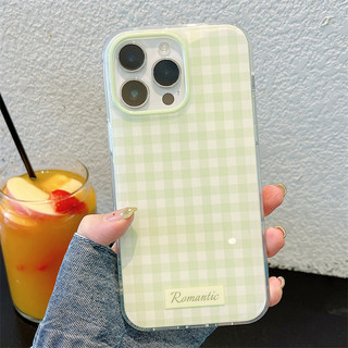 Nhỏ Tươi Lưới Xanh Cho iphone17 16promax 15promax 14 / 13 / 15 / 16 17pro iphone13 TPU iphone mới chống bụi