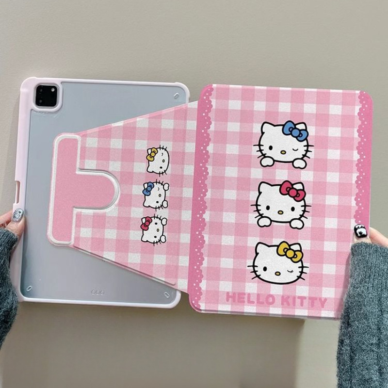 Vỏ bảo vệ cho Samsung Galaxy Tab A9 Plus S10ULTRA S7plus / S8plus Tab A7 lite S9plus / s10plus 12.4inch S9 FE + Tab S6 lite 10.4inch Vỏ Acrylic xoay có khe cắm bút