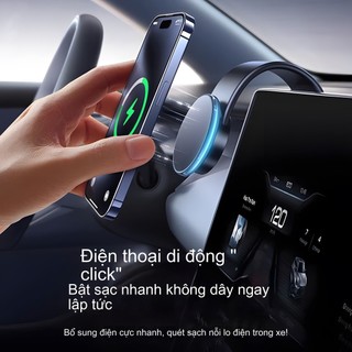 Giá đỡ điện thoại ô tô từ tính – Hít nam châm siêu mạnh, gập gọn, tương thích mọi loại xe