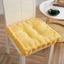 Đệm Ghế Tufted FUHUIOT, Thảm Ghế Dày Vuông / Tròn, Đệm Sofa Mềm Đa Năng Màu Trơn 40cm Học Sinh