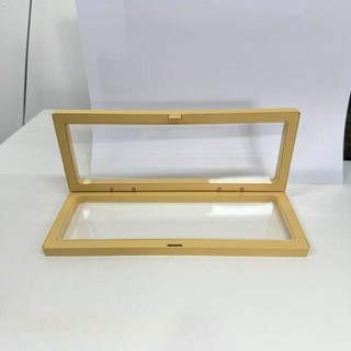 Hộp trưng bày trang sức MEGOCE, Khung đầy màu sắc Giá đỡ lưu trữ trang sức đàn hồi, Hộp phim PE trong suốt chống oxy hóa đa chức năng Màn hình quà tặng