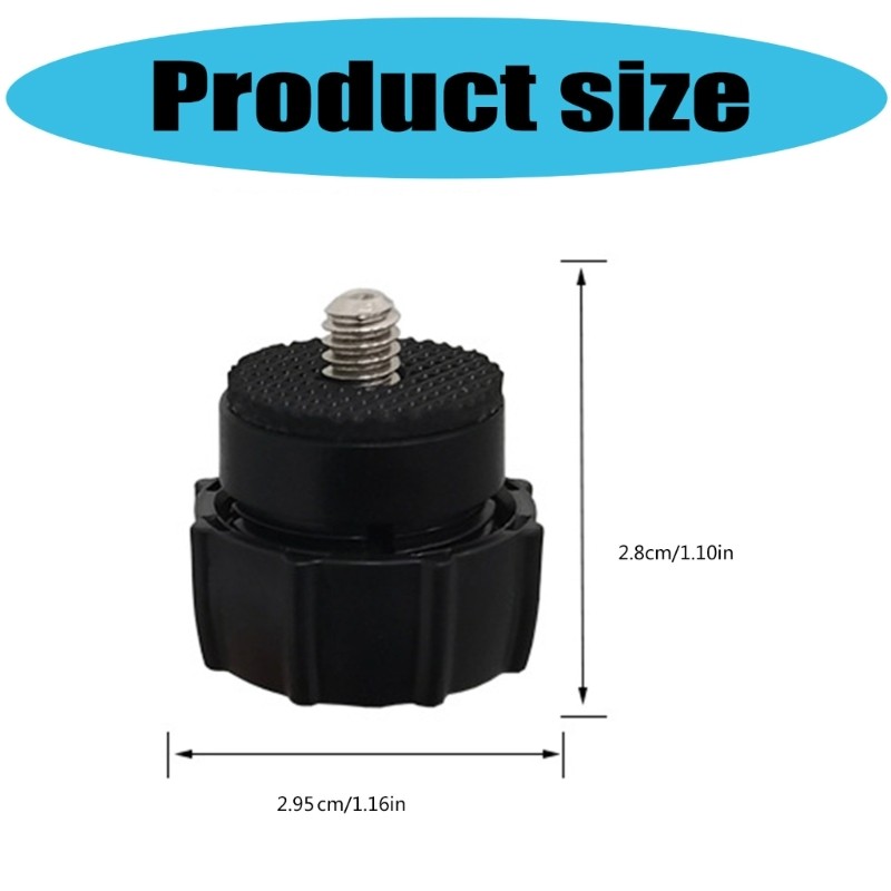 Btsg 1 4 Vít 17mm Gắn Đầu Adapter Giá Đỡ Điện Thoại Cho Chân Đế Máy Ảnh