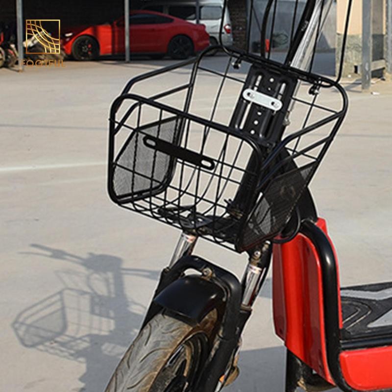 Giỏ kim loại xe đạp điện đa năng, điện chống nước có thể tháo rời bền bỉ