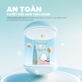 Thức ăn đông khô cho chó mèo PetQ, Snack sấy chất lượng cao, thức ăn  dinh dưỡng cho chó mèo