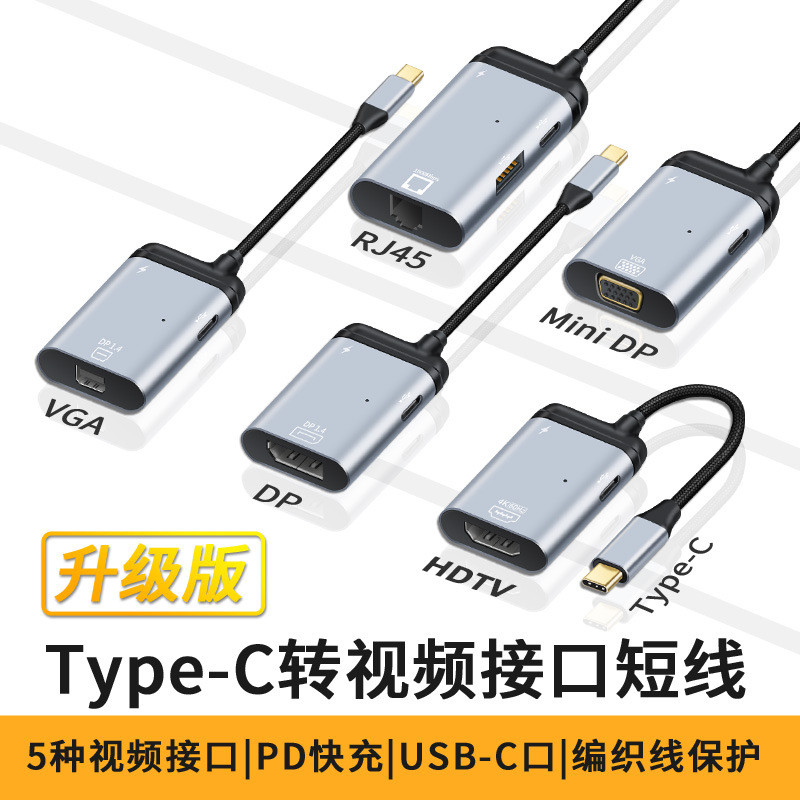 Đa chức năng Type-C sang HDMI 2.0 / DP 1.4 / Mini DisplayPort 4K / 8K ...