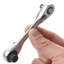 Exhila Hai Hướng Ratcheting Bộ 72 Răng Hai Đầu Chống Rỉ Sét Mạ Điện Bộ Dụng Cụ Nhanh Không Gian Chặt
