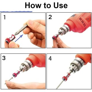 Vòng từ tính đầu tuốc nơ vít nâng cấp 2026 Vít nam châm đa năng 6 35 mm có thể tháo rời cho tuốc nơ vít lục giác và Bit nguồn Bit vòng vít từ tính bằng kim loại hợp kim an toàn dễ sử dụng