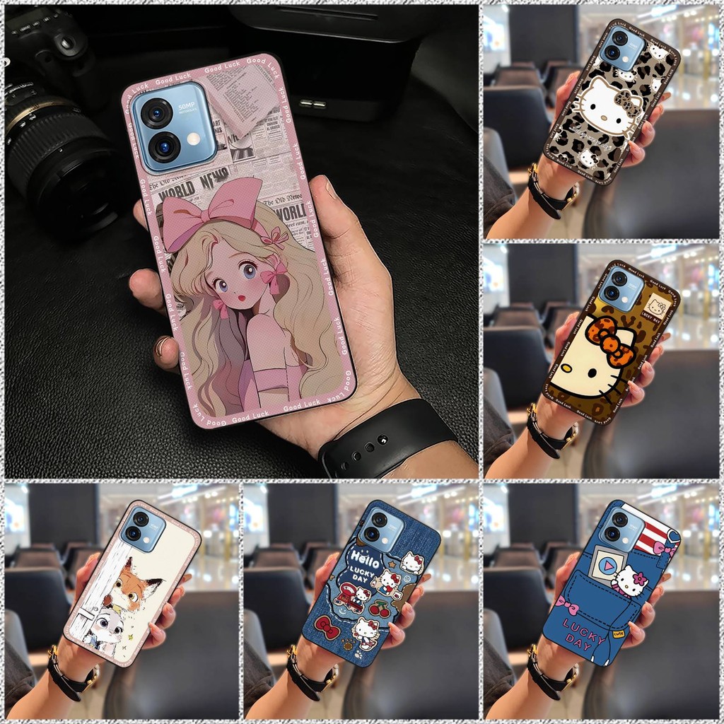 Ốp Điện Thoại Bền Toàn Bộ Cho MOTO G Stylus 5G 2023, Silicon TPU Mềm Họa Tiết Hoạt Hình, Bảo Vệ Chống Va Đập, Chống Bụi Bẩn