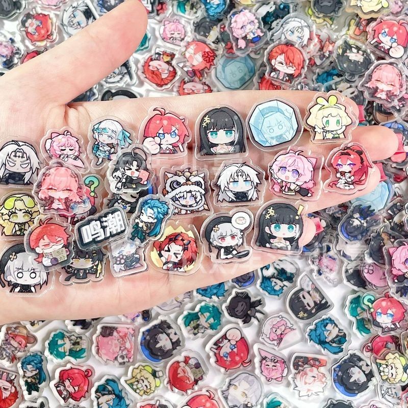 Wuthering Waves 2cm Acrylic Charm DIY Kit Anime Con Freebie & Shaker Craft