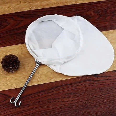 Túi Vải Lọc Trà Đa Năng/ Vòng Vợt Cán Inox - Các Size Nhỏ, Vừa, Lớn (Bền Đẹp, Tiện Dụng)