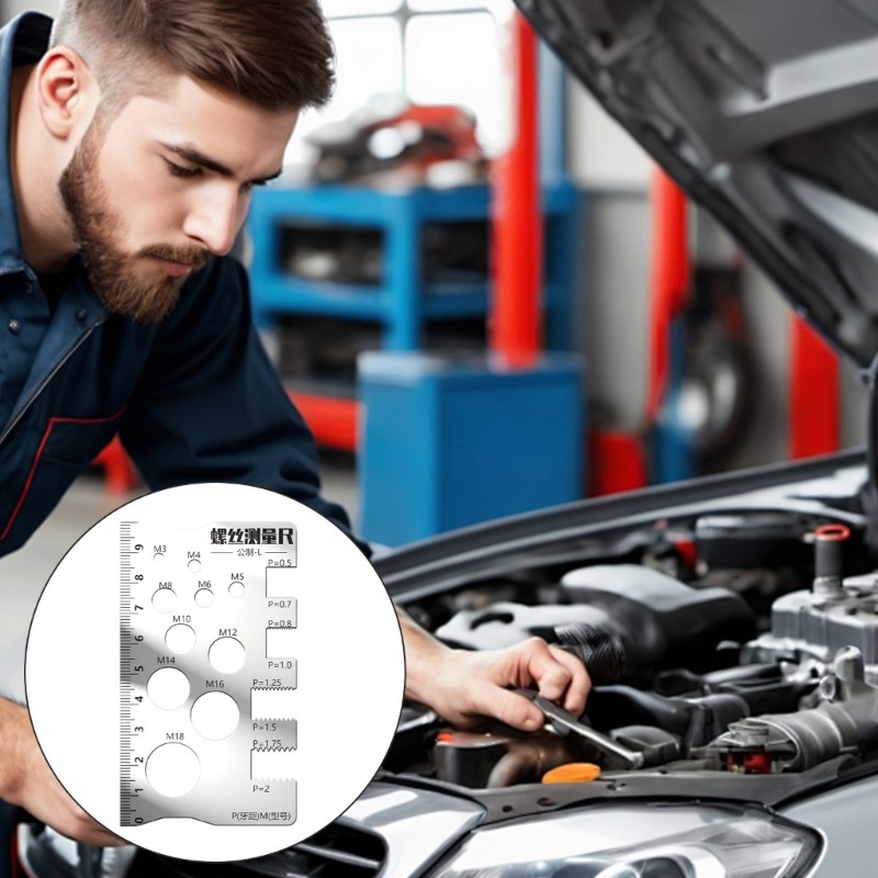 WINN Độ Chính Xác Vít Sợi Calipers Để Xác Định Đường Kính Đường Kính Và Kích Thước Mũi Khoan Tập Kích Thước Đồng Hồ Đo