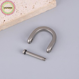 SAFENH Titan D Vòng Chìa Khóa Còng Hình Chữ U Móc Khóa Móng Ngựa Cho Ô Tô Fob DIY Da Móc Khóa Tổ Chức VN