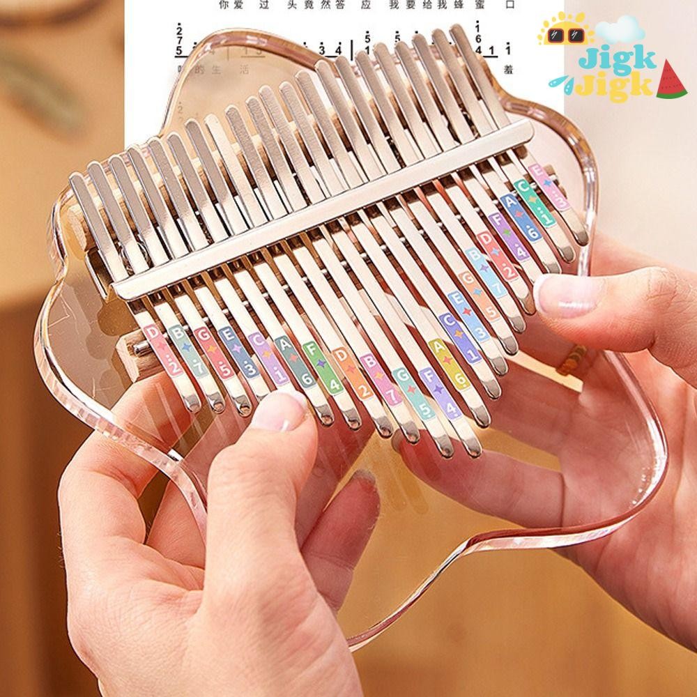 Đàn Piano ngón tay cái JiKK, Quà tặng đồ chơi Đàn Piano ngón tay cái Mini tinh tế, Nhạc kịch Marimba 17 phím Mini Kalimba
