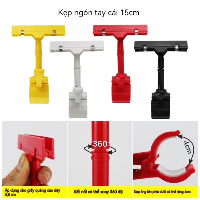 Kẹp Bảng Giá Mica Siêu Thị - Kẹp Sale, Bảng Ghi Giá Sản Phẩm Tiện Lợi Cho Cửa Hàng, Gian Hàng