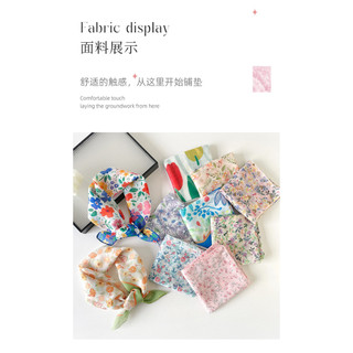 Khăn đa năng cotton linen 58cm cho nữ, vuông nhỏ, chống nắng, bảo vệ cổ, thời trang mùa hè 2025