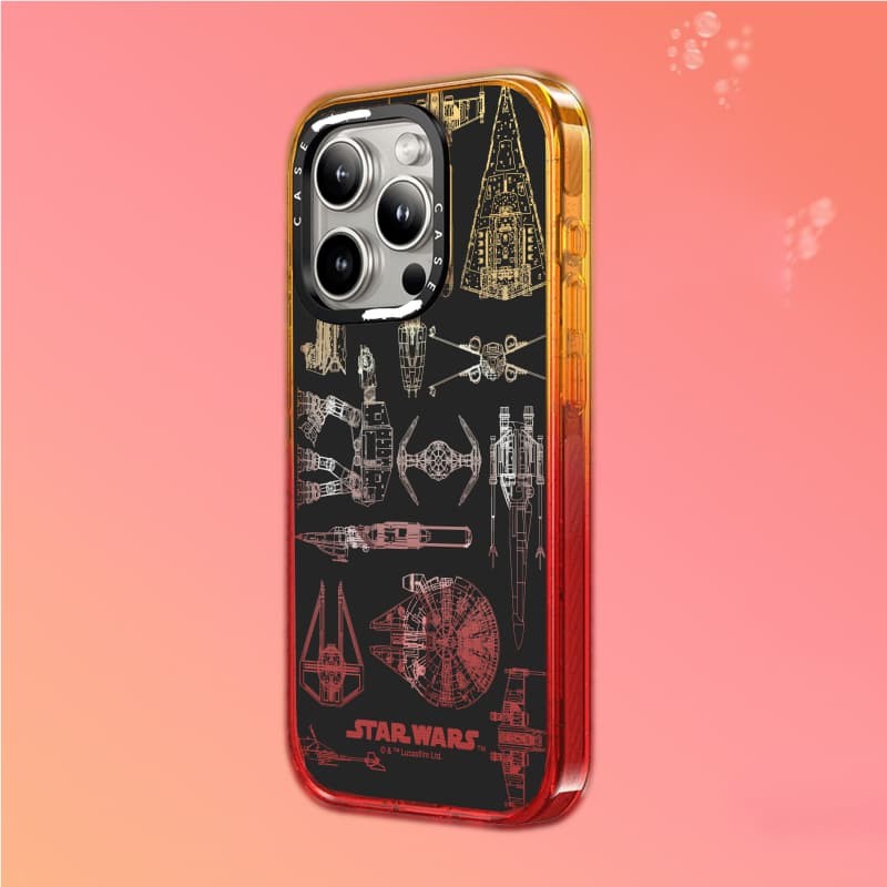 CASECASE X Star Wars Phần CaseBlack Edge Peach Haze Cotton Kẹo Bộ Sưu Tập Màu Sắc Trong Suốt Cứng Từ Hút Tác Động Dành Cho Apple IPhone 12 13 14 15 16 Pro Max Plus Có Hộp