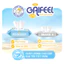 GAIFEEL LITE 20 gói 84 khăn ướt không mùi khăn ướt trẻ em không cồn không có parabens khăn ướt