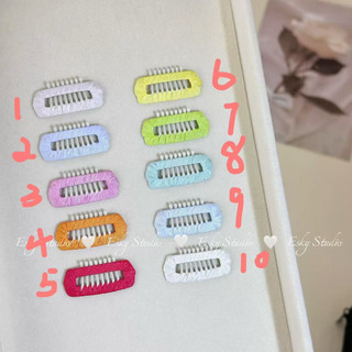 Kẹp BB thép không gỉ thủ công, ruy băng lụa siêu mỏng, kẹp tóc thú cưng dễ thương