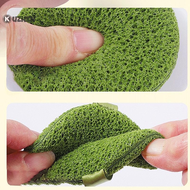 KUZHEN 3 Cái Làm Sạch Mặt Puff Mềm Mại Thân Thiện Với Da Nhanh Tạo Bọt Làm Sạch Sâu Vệ Sinh Mặt Rửa Mặt Miếng Bọt Biển Chăm Sóc Da Mặt Dụng Cụ3P HOT